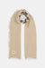 VON GOAT Cashmere Schal "Letter" sand