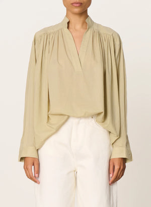 VANESSA BRUNO Boho Bluse "CALVIN" argile