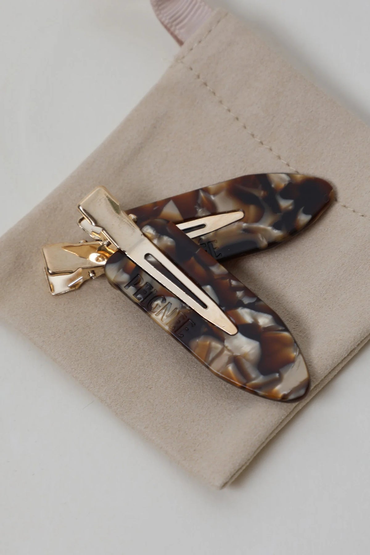 Peignée Paris Barettes "Simple" expresso