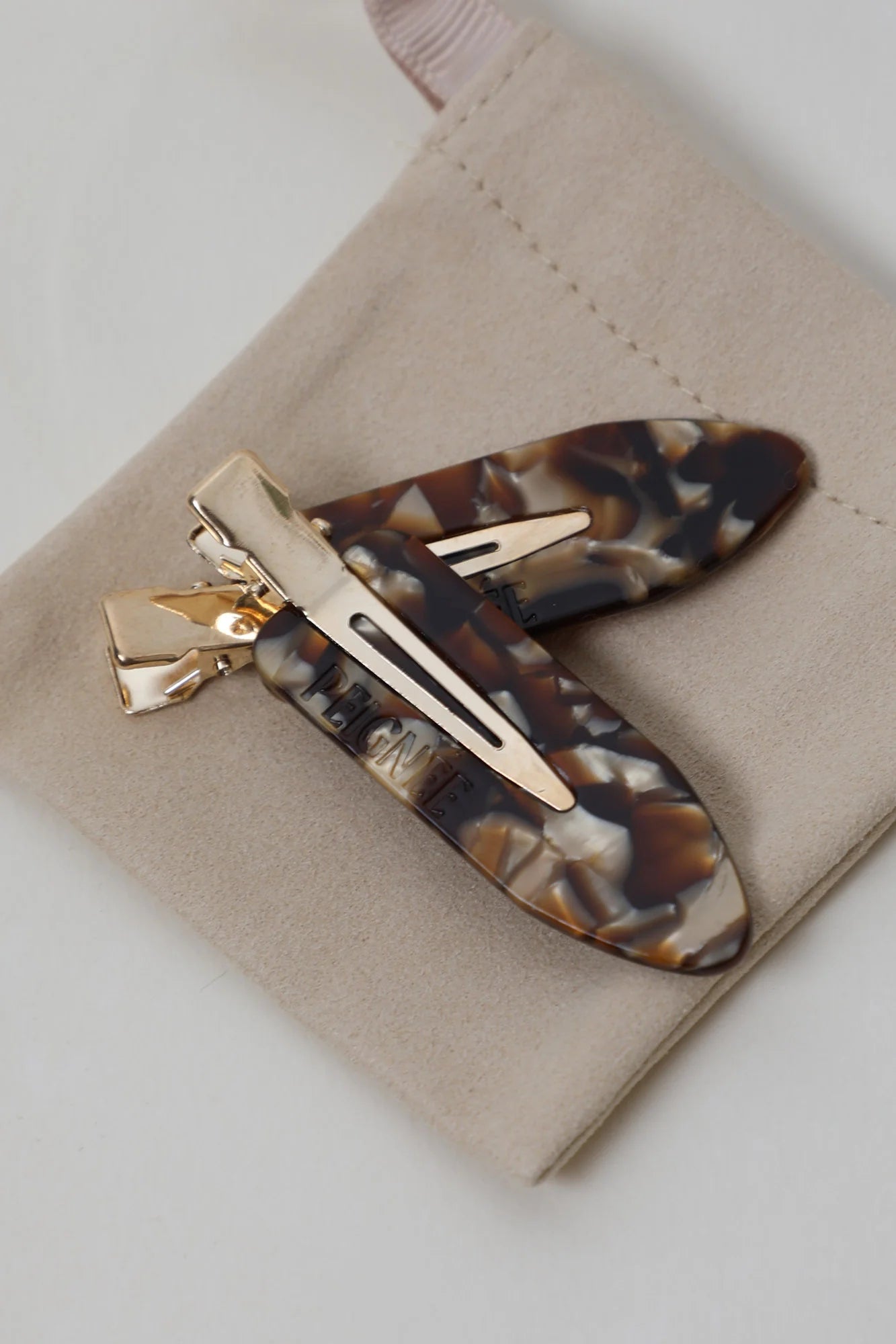 Peignée Paris Barettes "Simple" expresso