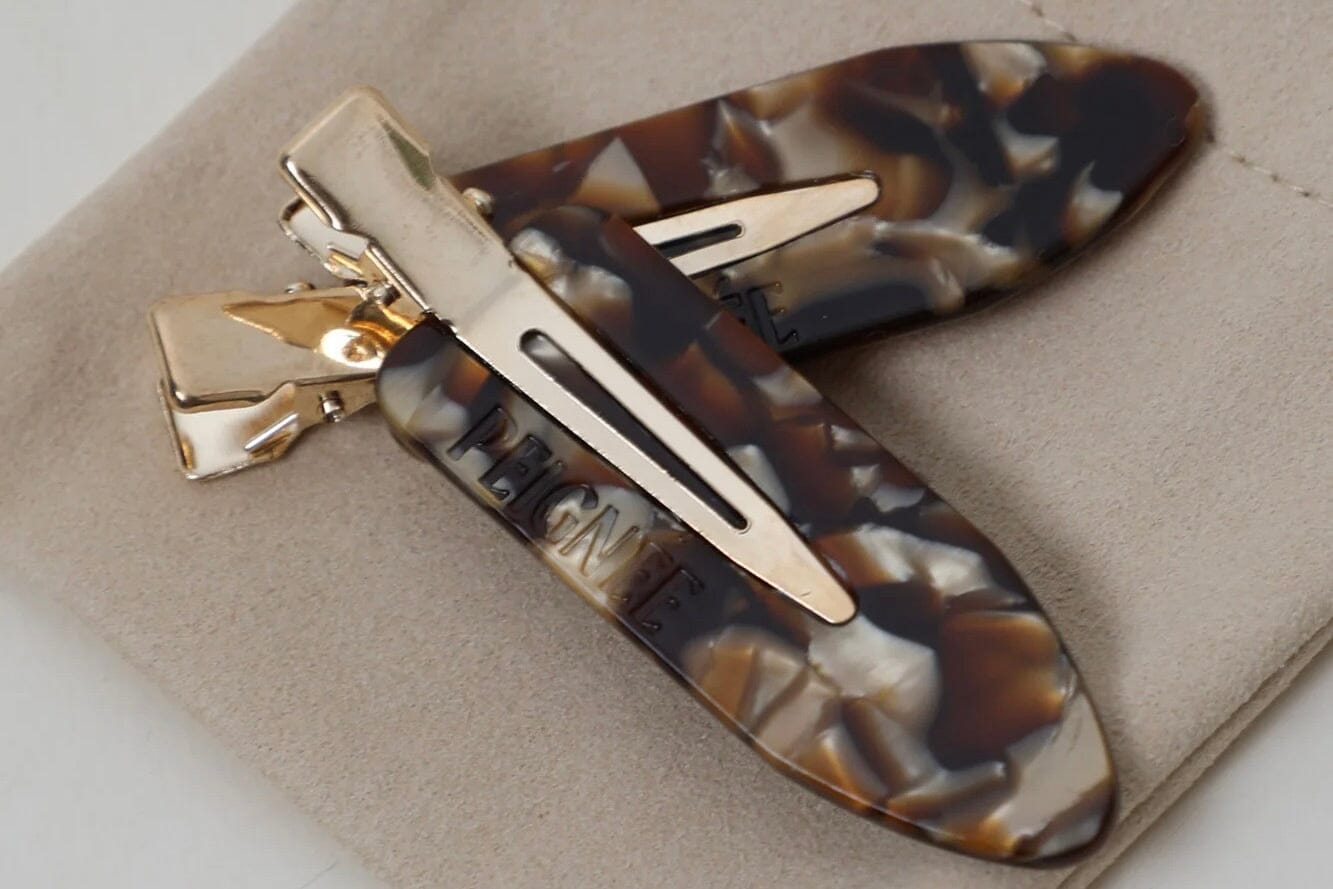 Peignée Paris Barettes "Simple" expresso