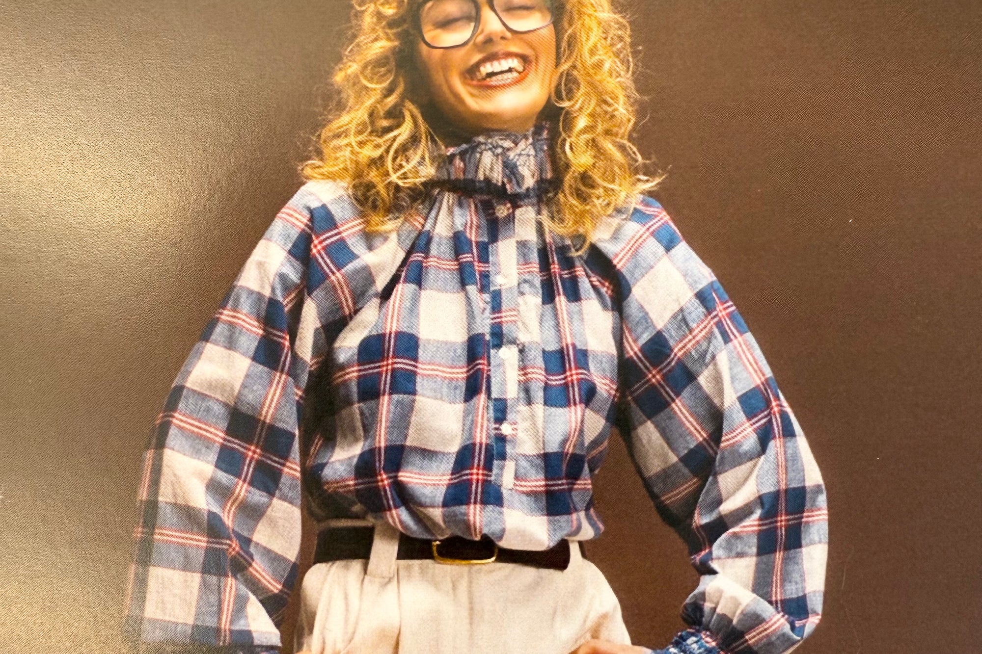 V.DE.VINSTER Baumwollbluse "APRIL" carro