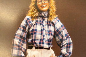 V.DE.VINSTER Baumwollbluse "APRIL" carro