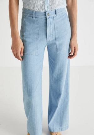 MASSCOB cotton trousers "AMUR" blue