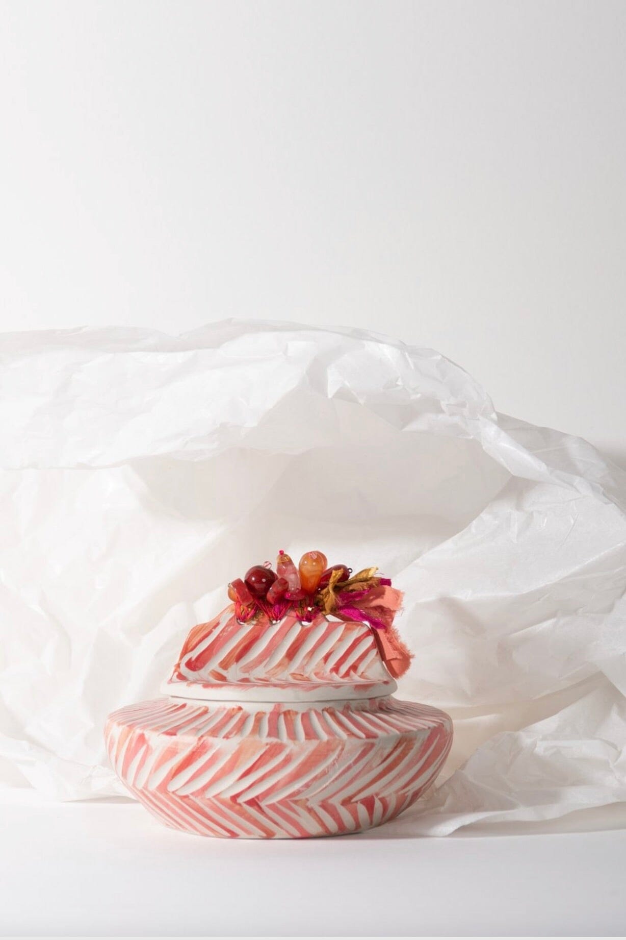 ANNA WESTERLUND Box Baciamo salmon