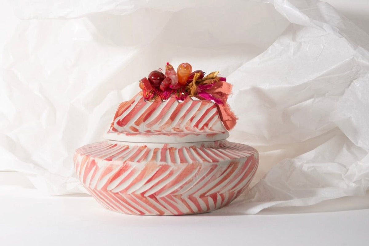 ANNA WESTERLUND Box Baciamo salmon