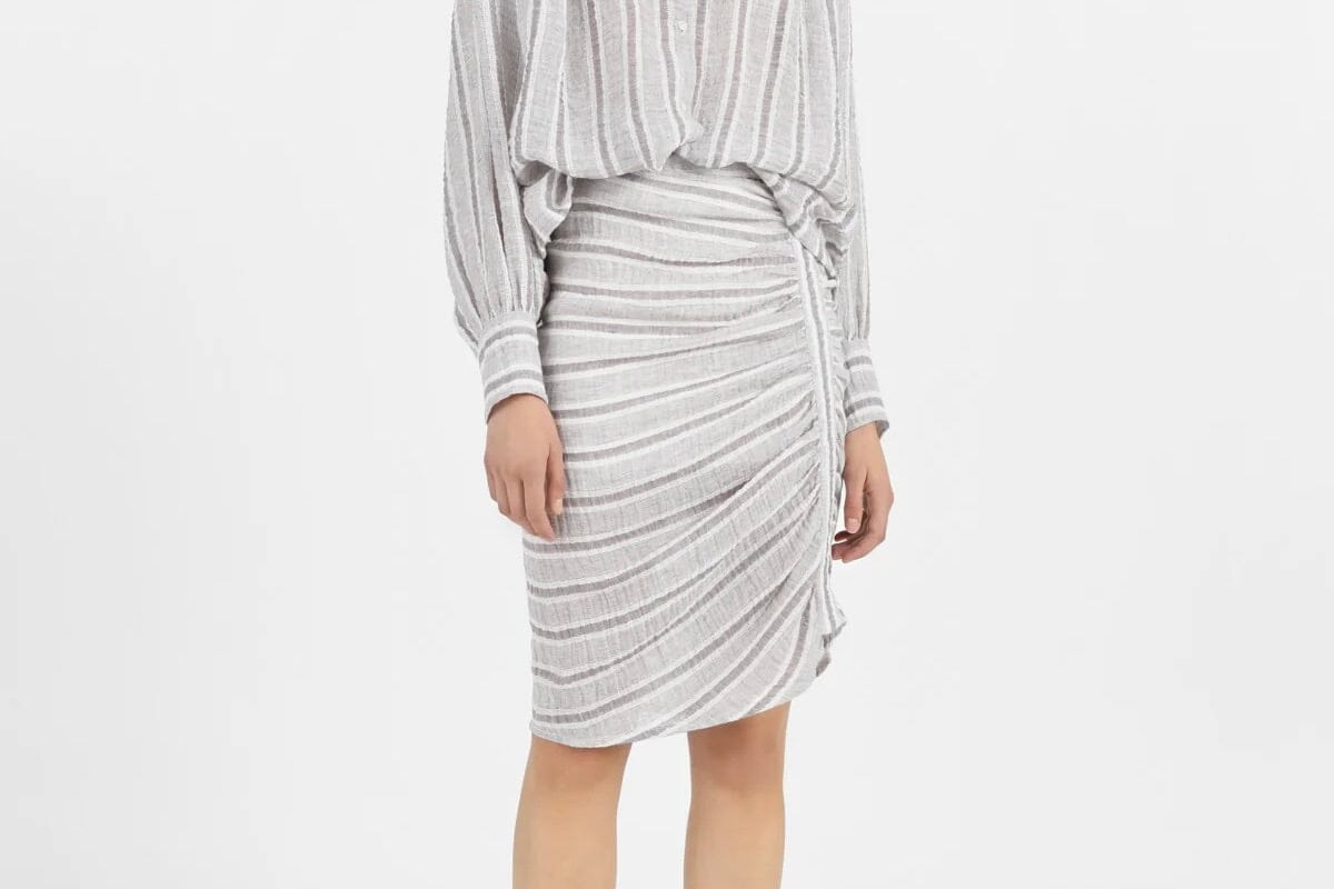 MASSCOB linen jumper "ADELYN" iced grape (C)