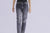 BORO Denim Cropped Jeans "SAPPORO" winter blue washed