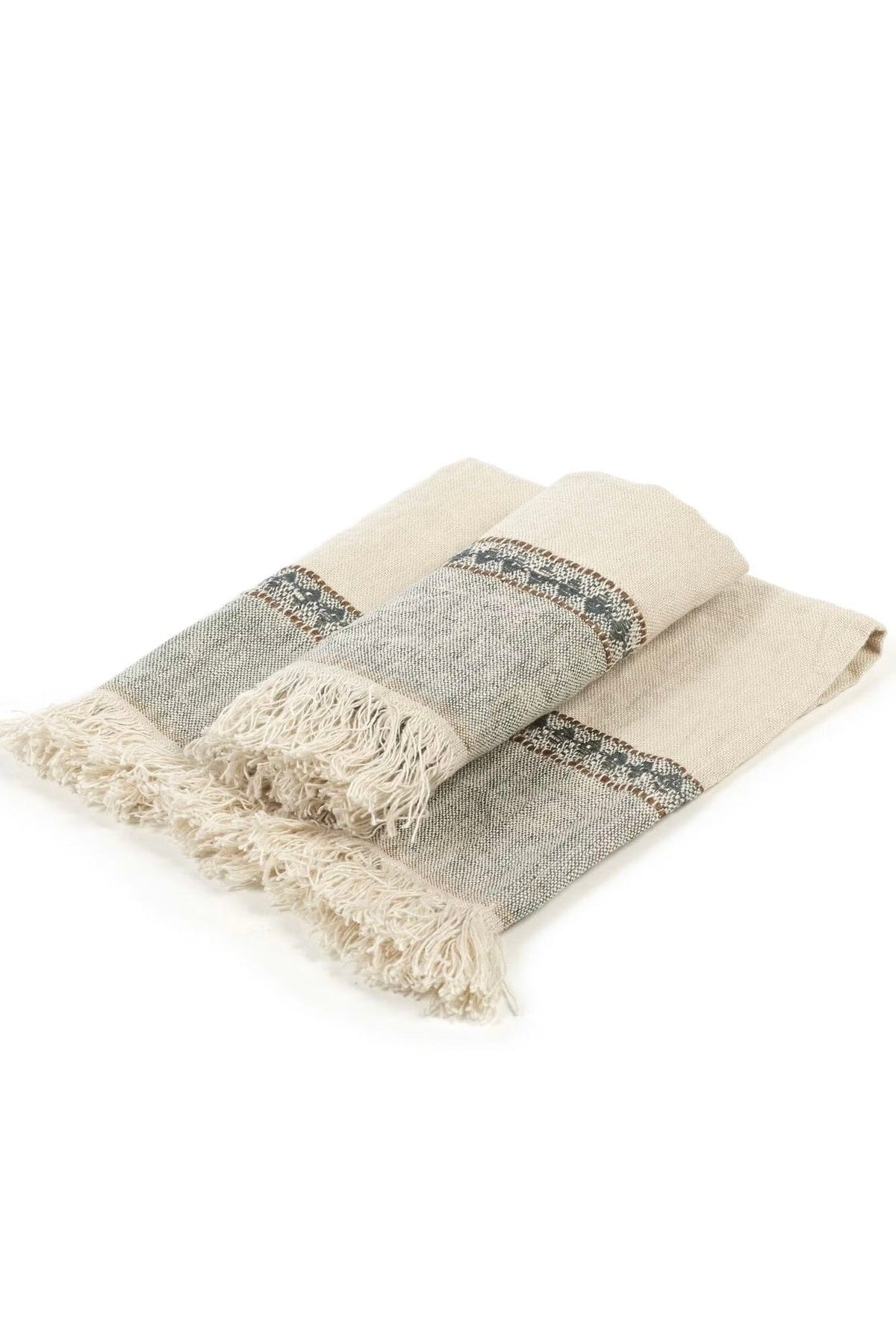 LIBECO Leinen Gästehandtuch oder Tischset "IOULIDA" 42x47