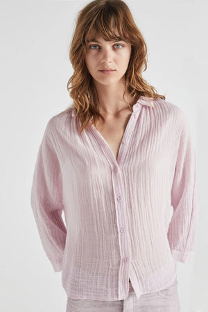 MASSCOB cotton blouse "MISURI" white