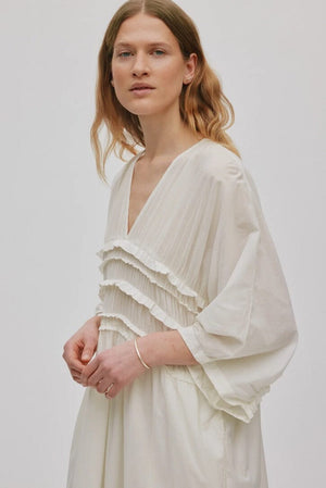 RABENS SALONER cotton blouse "EIKE" macadan