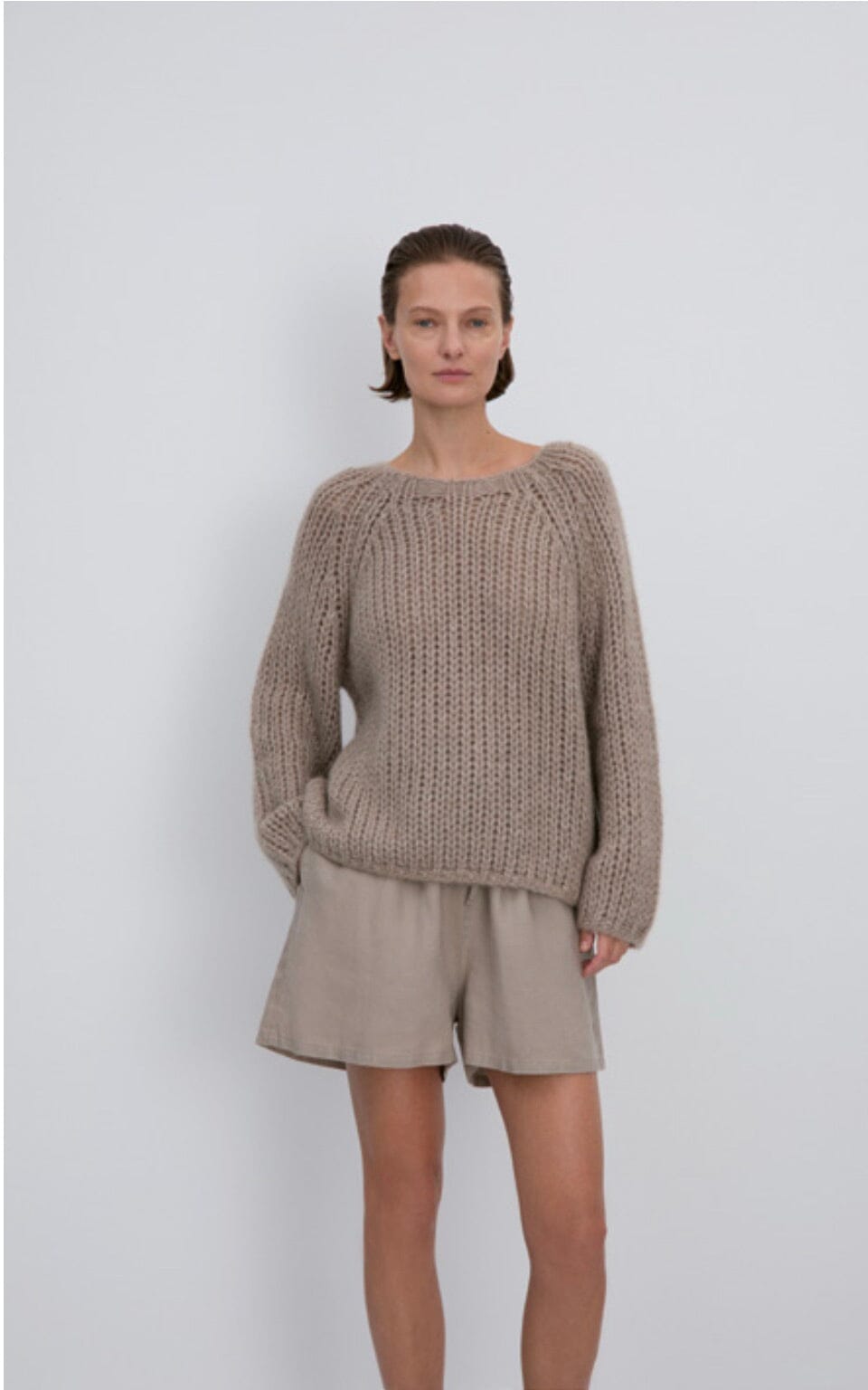 FFC pullover short sleeve "15028" camel