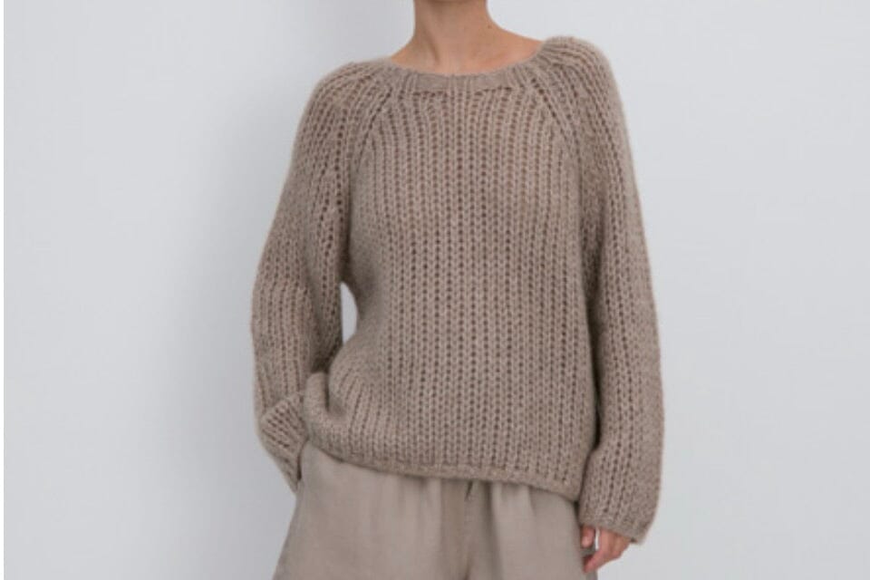 FFC Cashmere/Silk Sweater "15046" oat