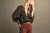 MAISON HOTEL Baumwollbluse "SCARLET" black coffee