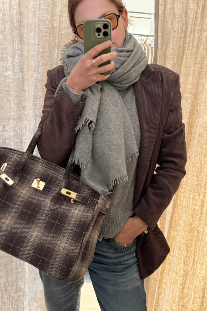 Choice by Réjane Rosenberger Cashmere Poncho light camel