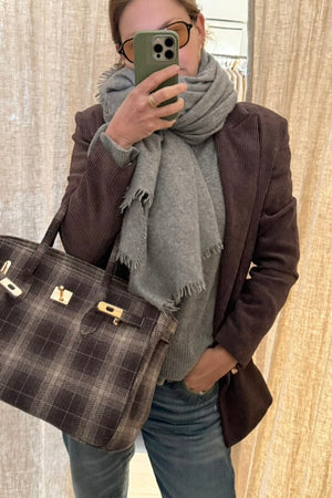 Choice by Réjane Rosenberger Cashmere Poncho light camel