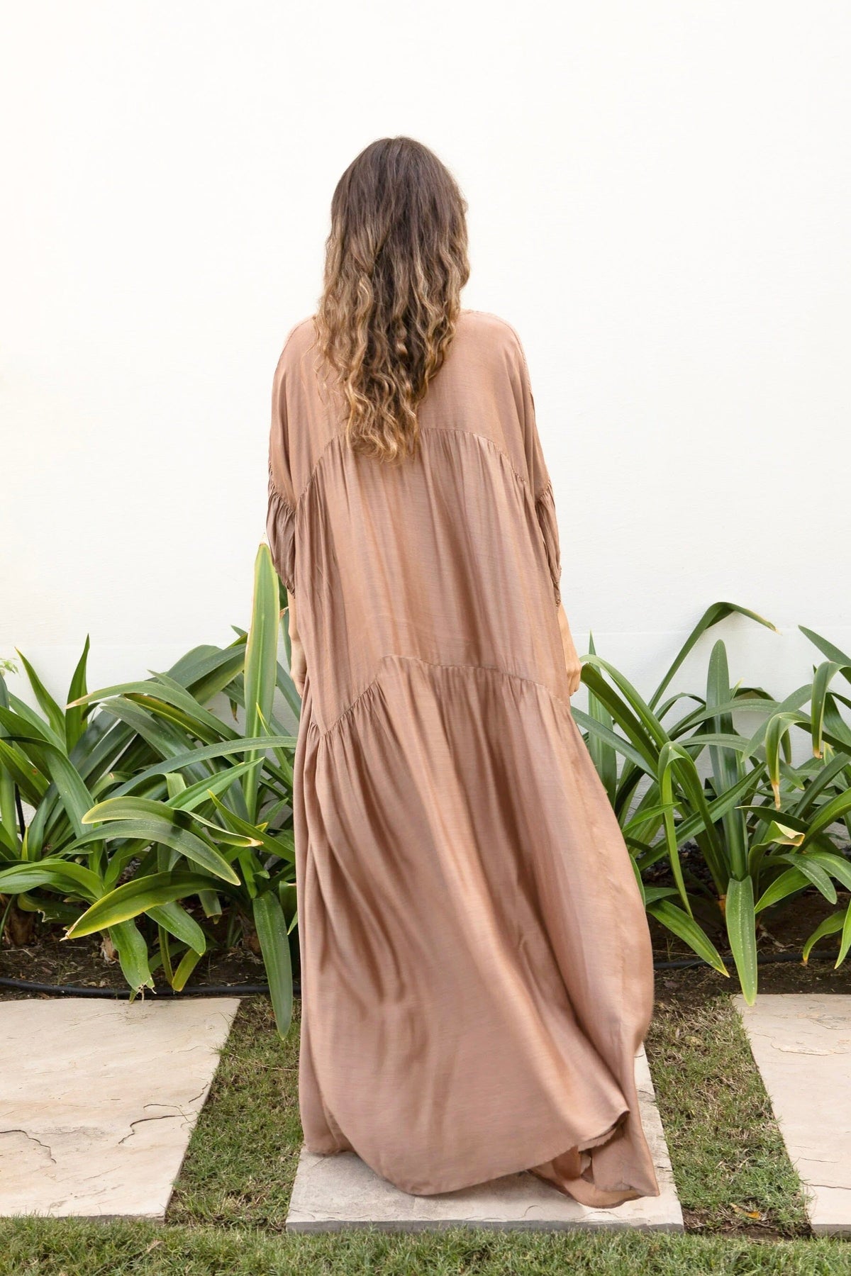 AYRE Viscosekleid "MAUDE" hazel