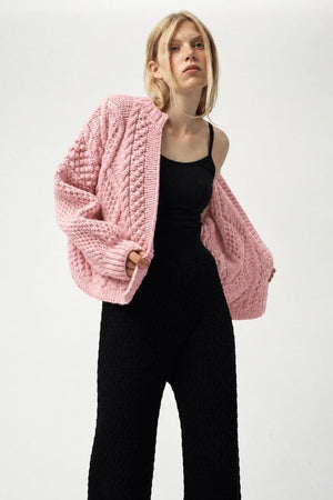 I LOVE MR MITTENS Chunky Wool "NAOMI" Sweater off-white