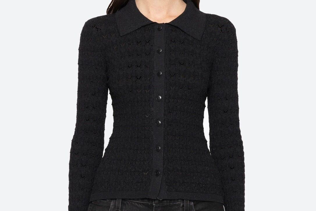 SEA NEW YORK Strickjacke "RUBY" schwarz