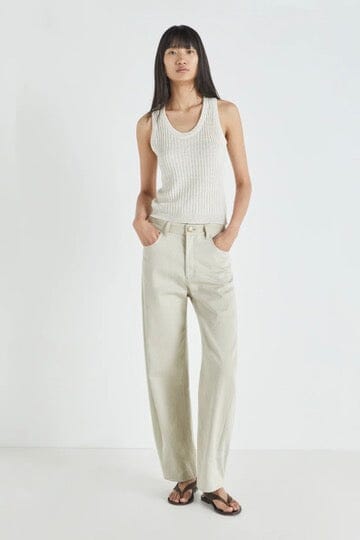 MASSCOB Baumwoll Hose "SELLE"  machiato