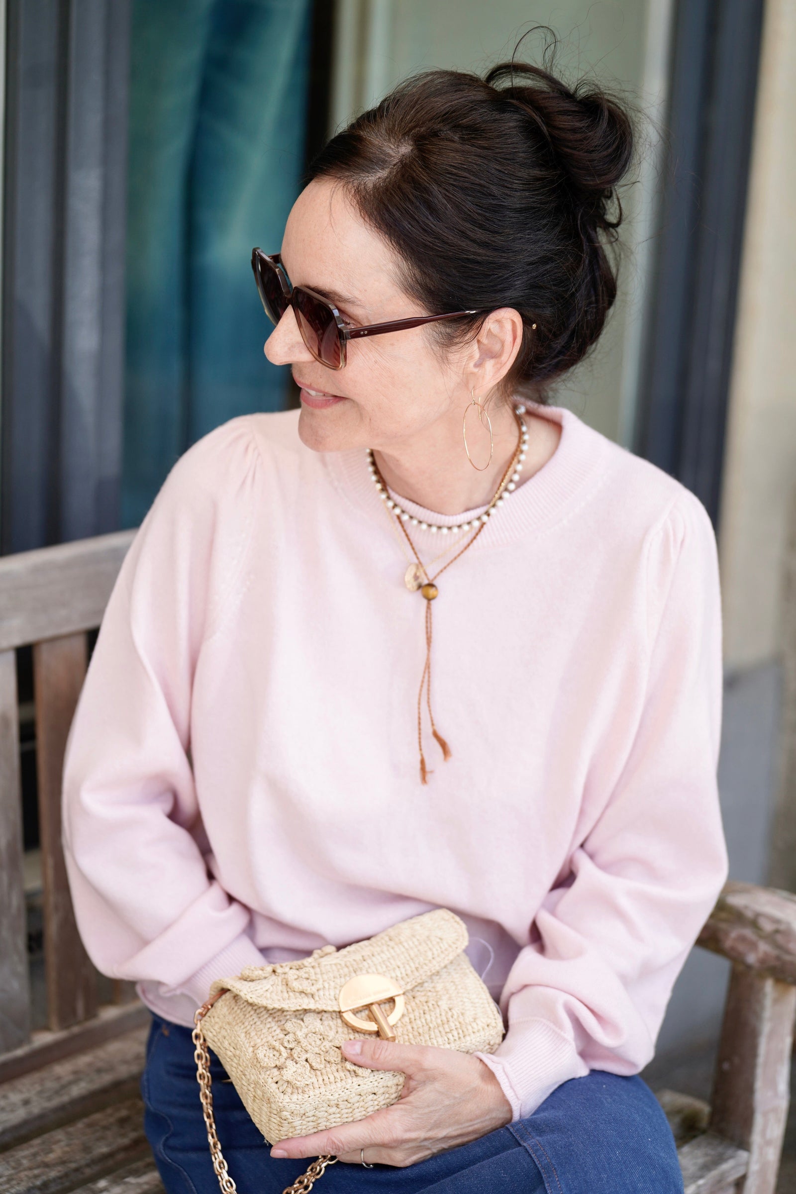 Choice by Réjane Rosenberger Wool/Cashmere Pullover "IRIS" rose