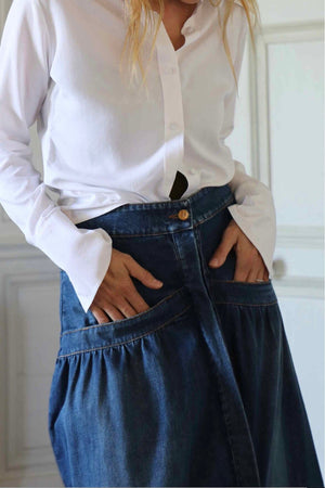 HAPPY HOUSE La Jupe "LOUISE" jeans