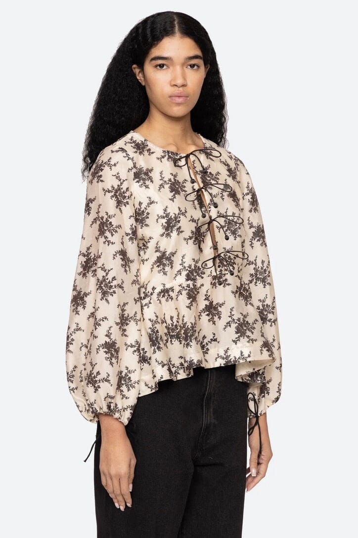 SEA NEW YORK Seidenbluse "JOAN" cream