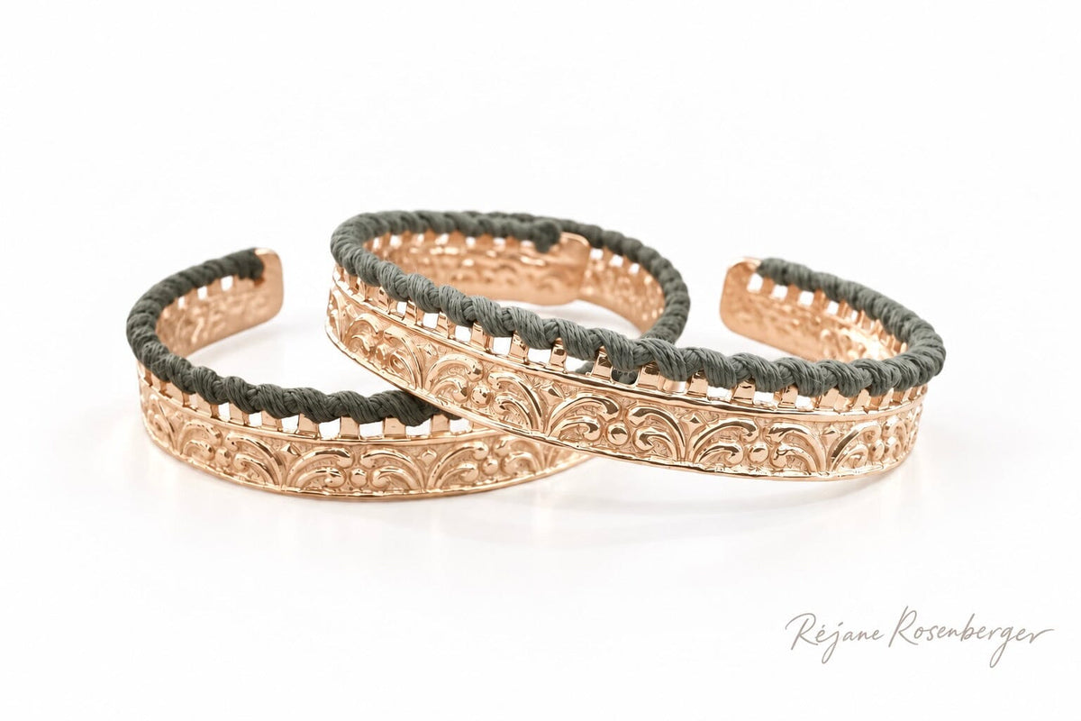 REJANE ROSENBERGER DESIGN Silberspange "Nara" gewickelt