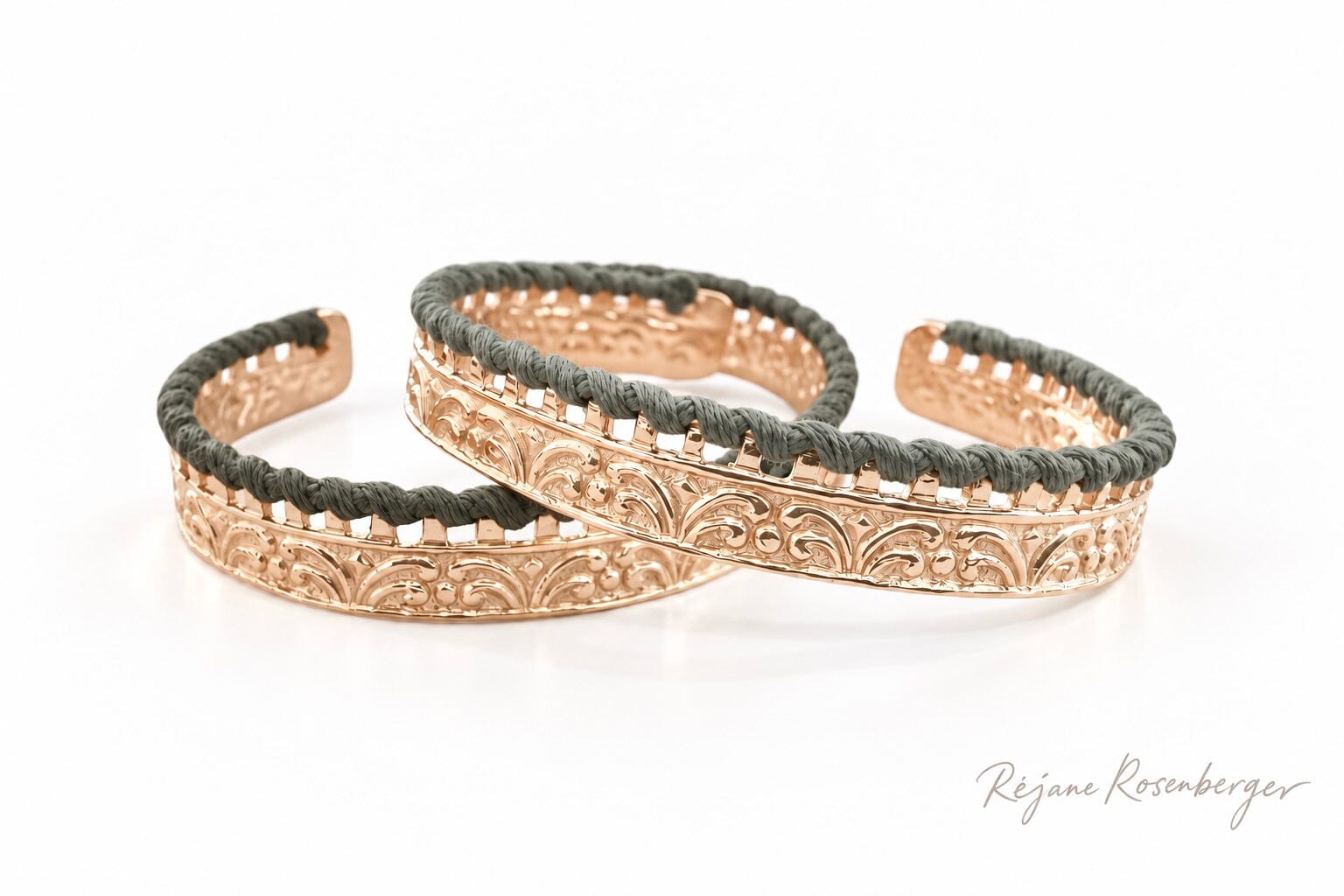 REJANE ROSENBERGER DESIGN Silberspange "Nara" gewickelt