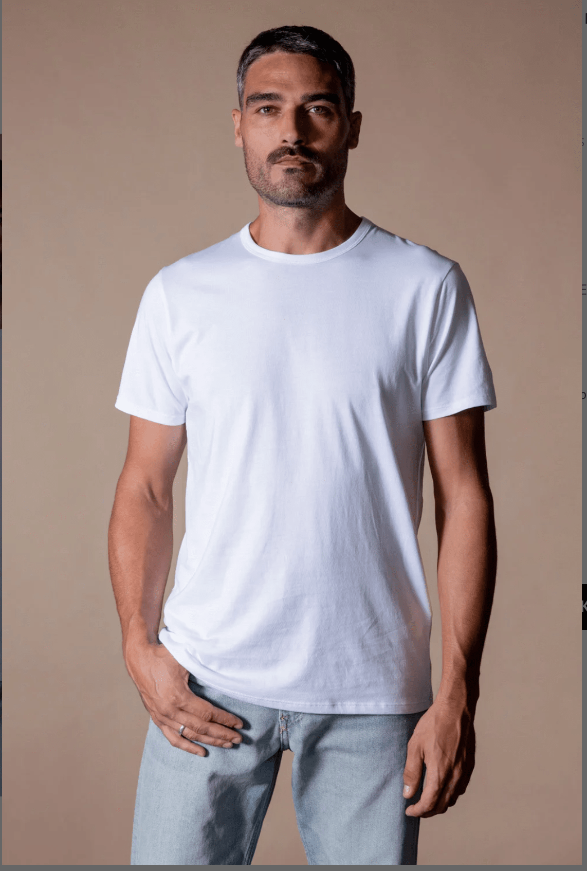 Choice by Réjane Rosenberger MEN T-Shirt "Basic" weiss