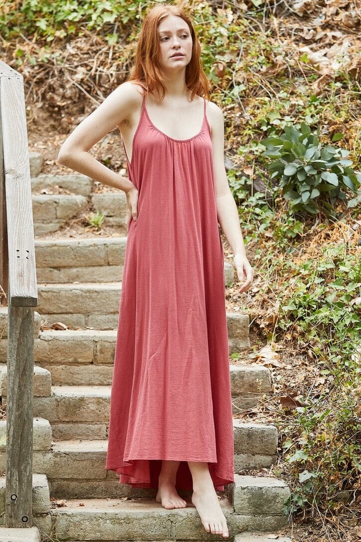 9seed - Tulum Cover up Dress -  guava