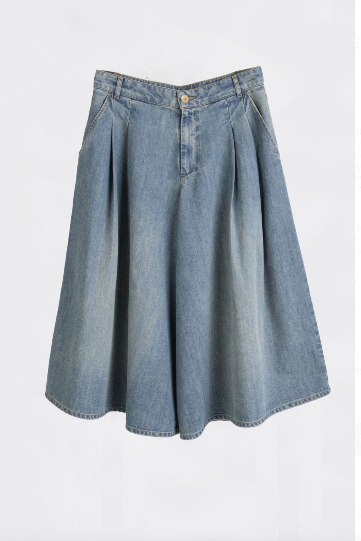 HAPPYHAUS  La Jupe "CULOTTE" blue washed