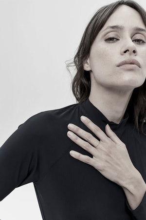 DADA Technical Langarm T-Shirt "TOTEM" schwarz