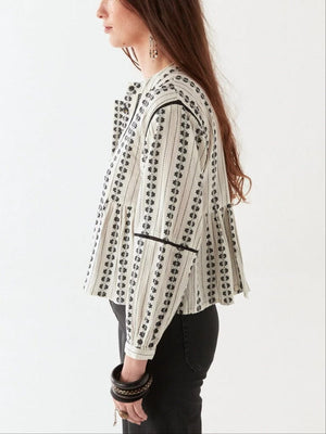MAISON HOTEL Baumwollbluse "CONSUELITO" pearl jam