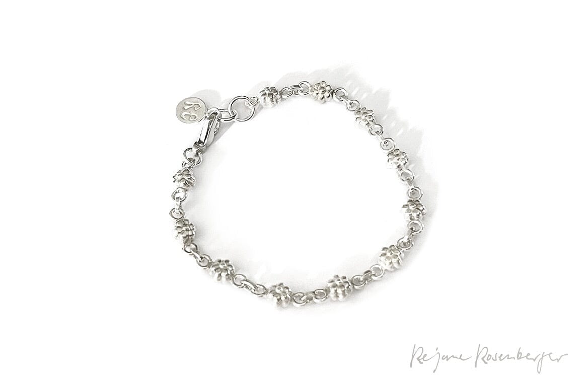 REJANE ROSENBERGER DESIGN Silver Bracelet "Lotus