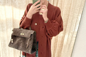 Choice by Réjane Rosenberger cashmere scarf antra (MS-222)