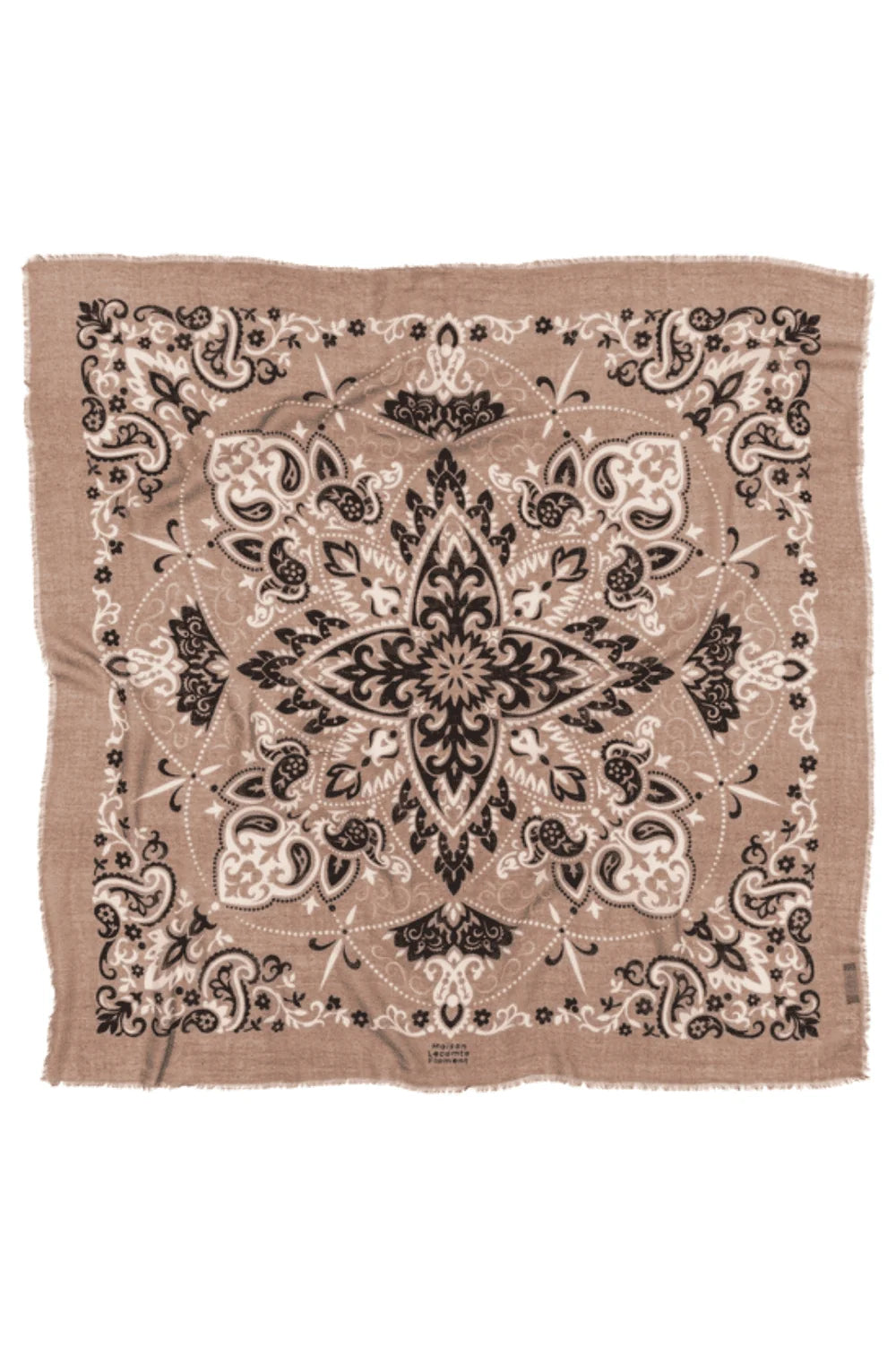 MAISON LECOMTE FLAMANT Wool/Cashmere "Scarf" taupe