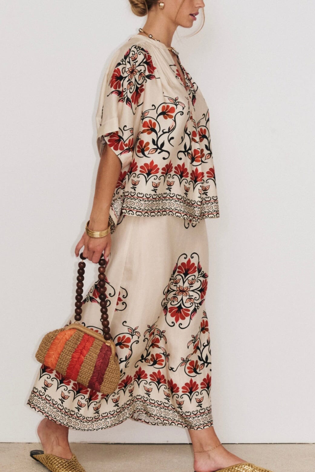 STELLA FOREST cotton blouse "ISOLDE" off-white