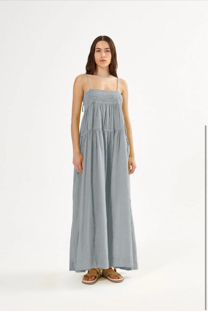 RABENS SALONER  Baumwollmaxikleid "DODO" sage