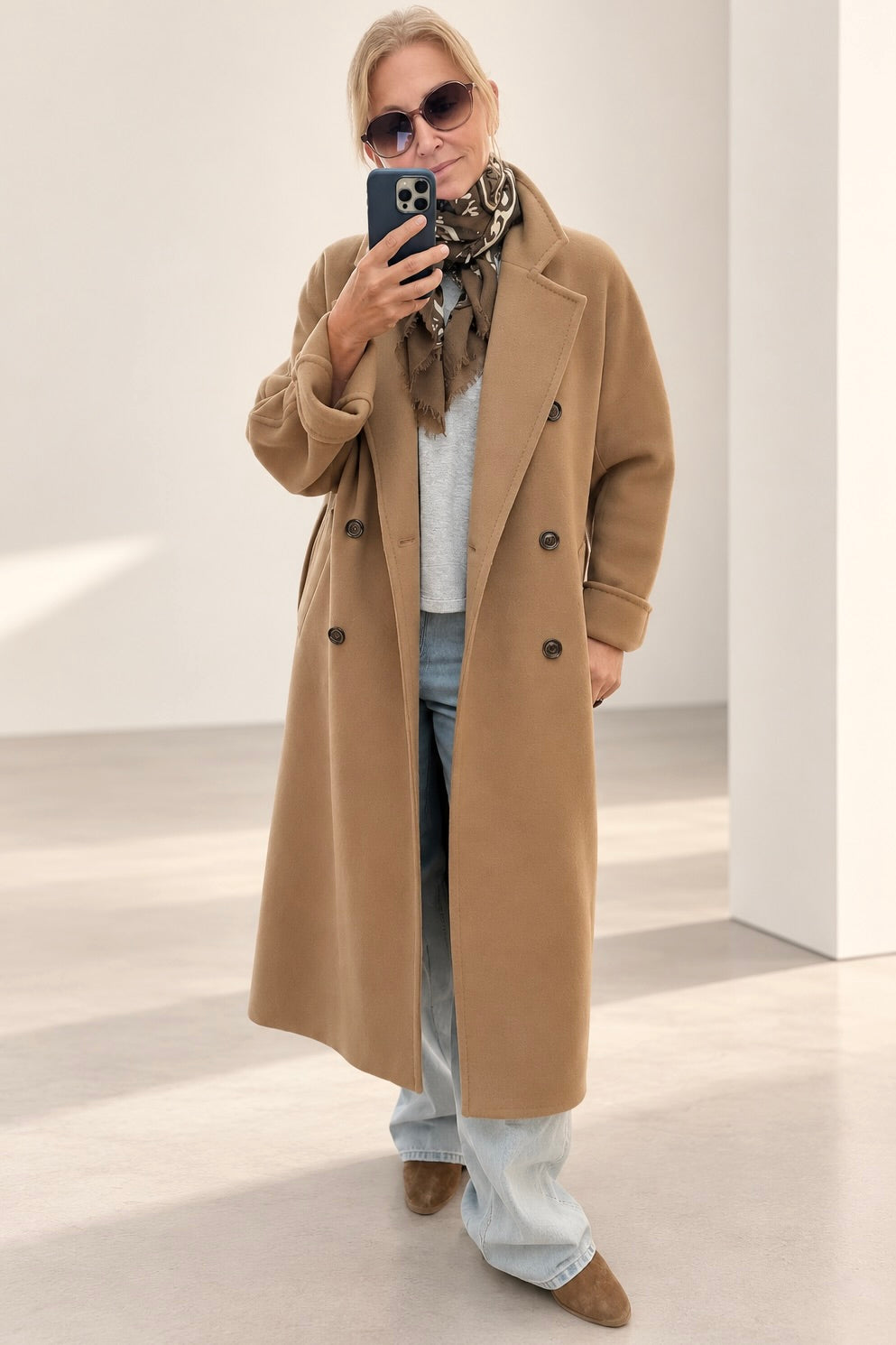 HELMUR Wool/Cashmere Mantel "HAMILTON" camel