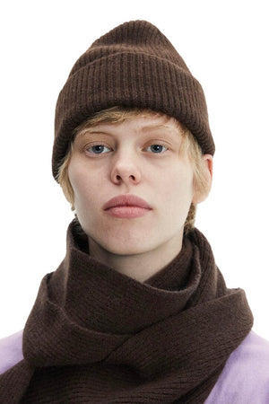 Wool Beanie "Gingerbread" von LE BONNET