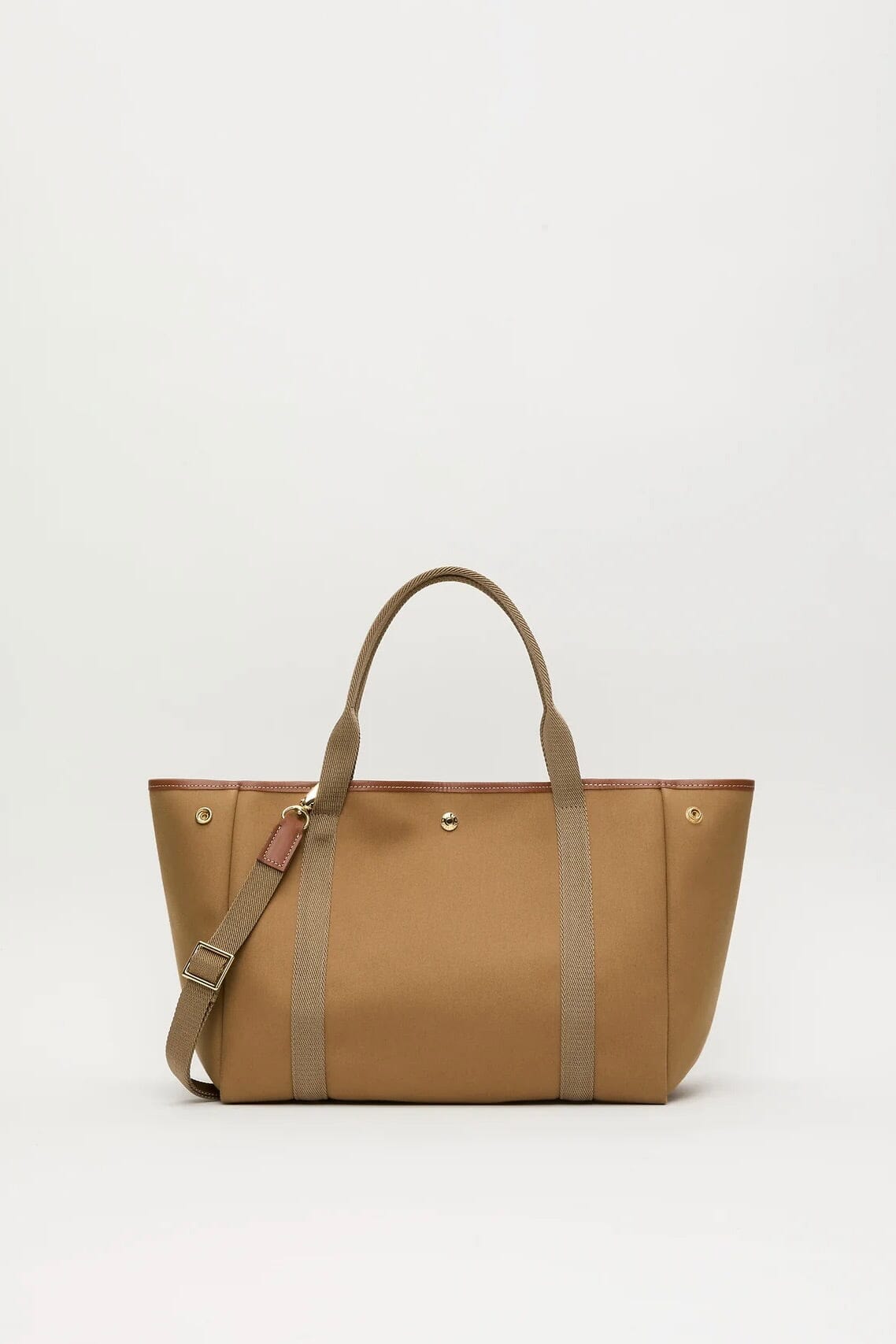 Cotton bag "Palais Royal" large camel stripe