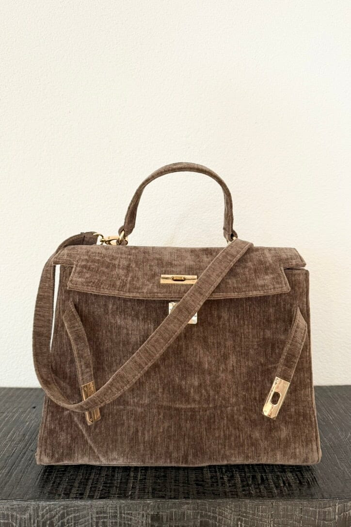 Choice by Réjane Rosenberger Kellytasche "LBE" brown velvet