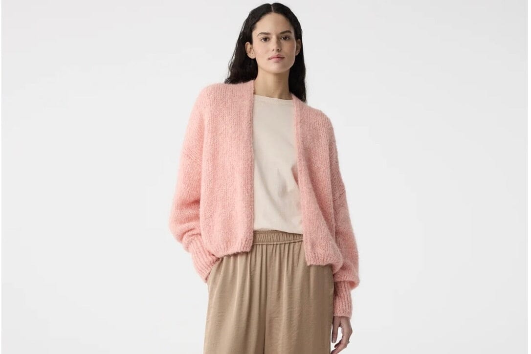 KNIT TED Kuscheljacke "Becky" pink