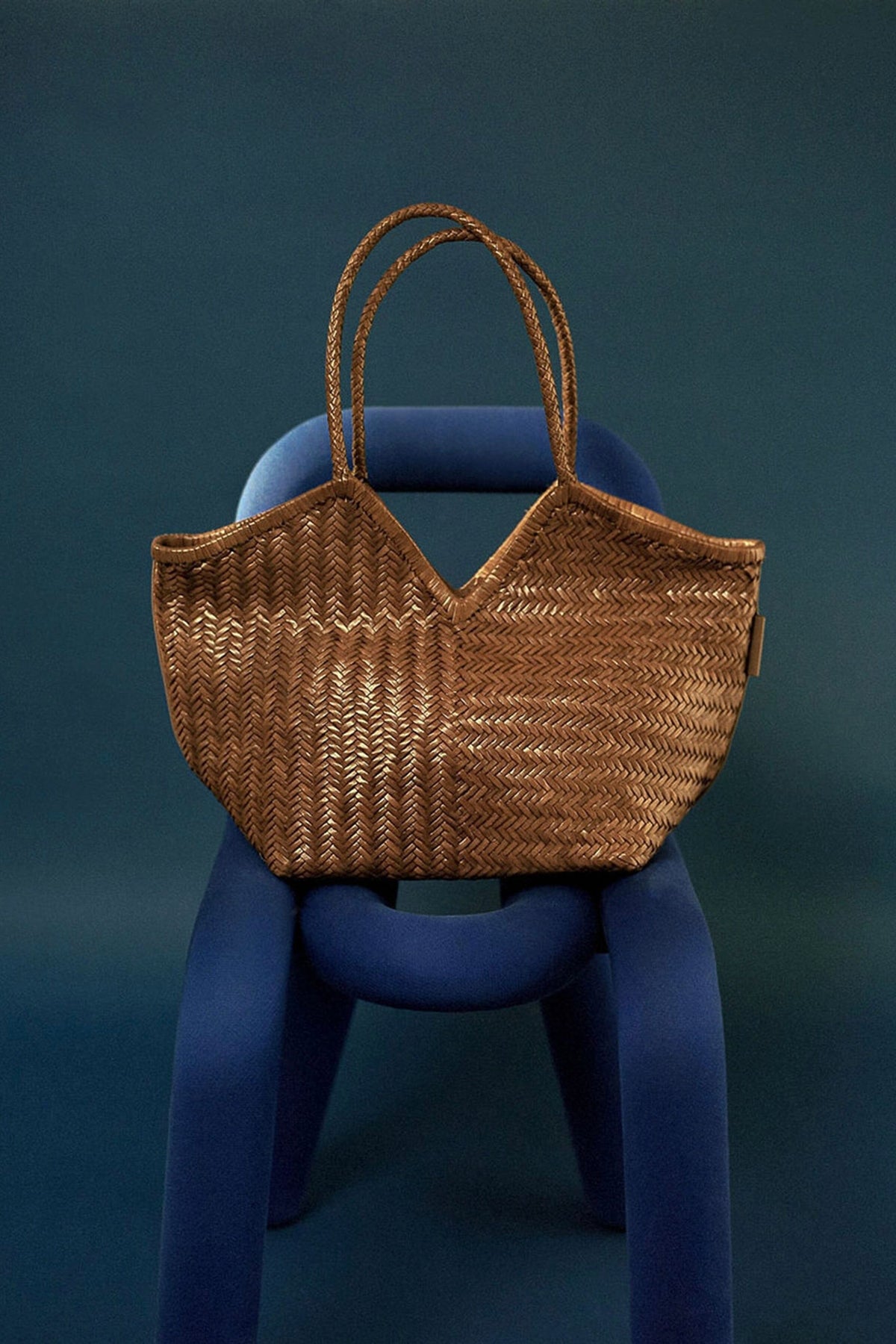 CALAJADE Leather shopper "MISU" L - black