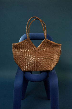 CALAJADE Leather shopper "MISU" L - black