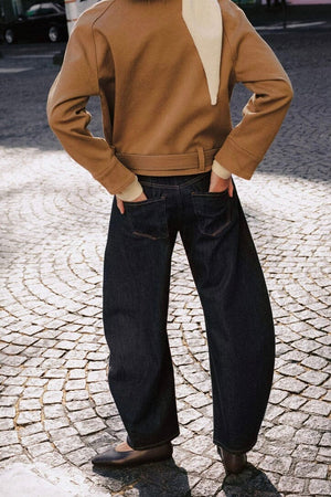 PNTS Bikerjacke "THE SUIT UP" camel