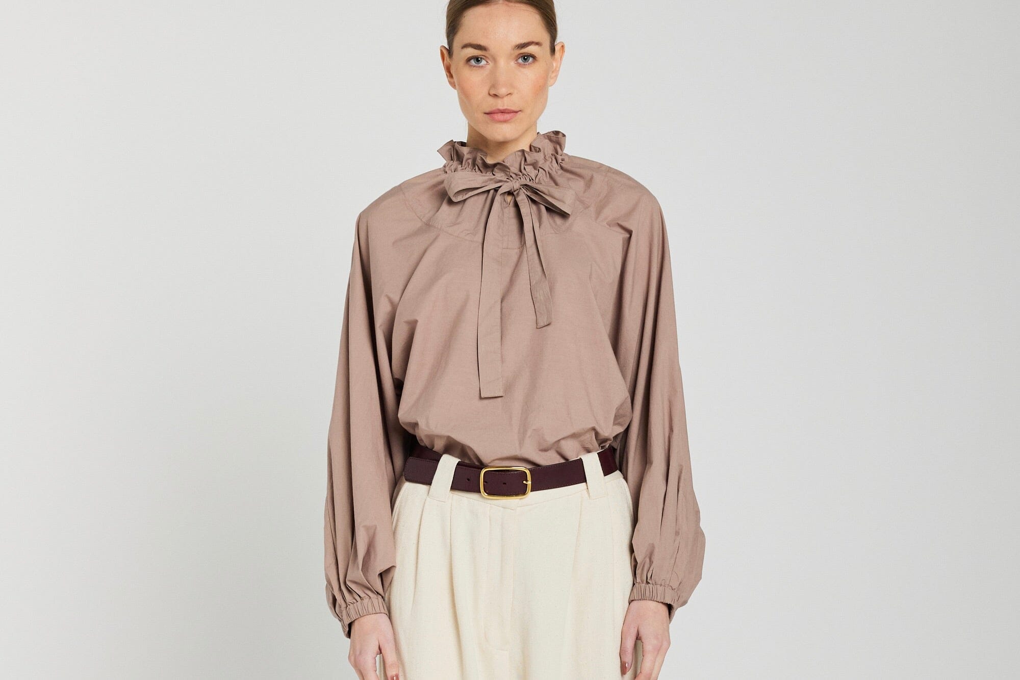 V.DE.VINSTER Baumwollbluse "CLARA" dusty rose