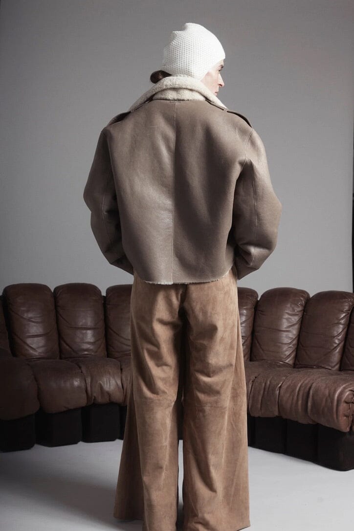 UTZON Shearlingjacke "JUIN" natural