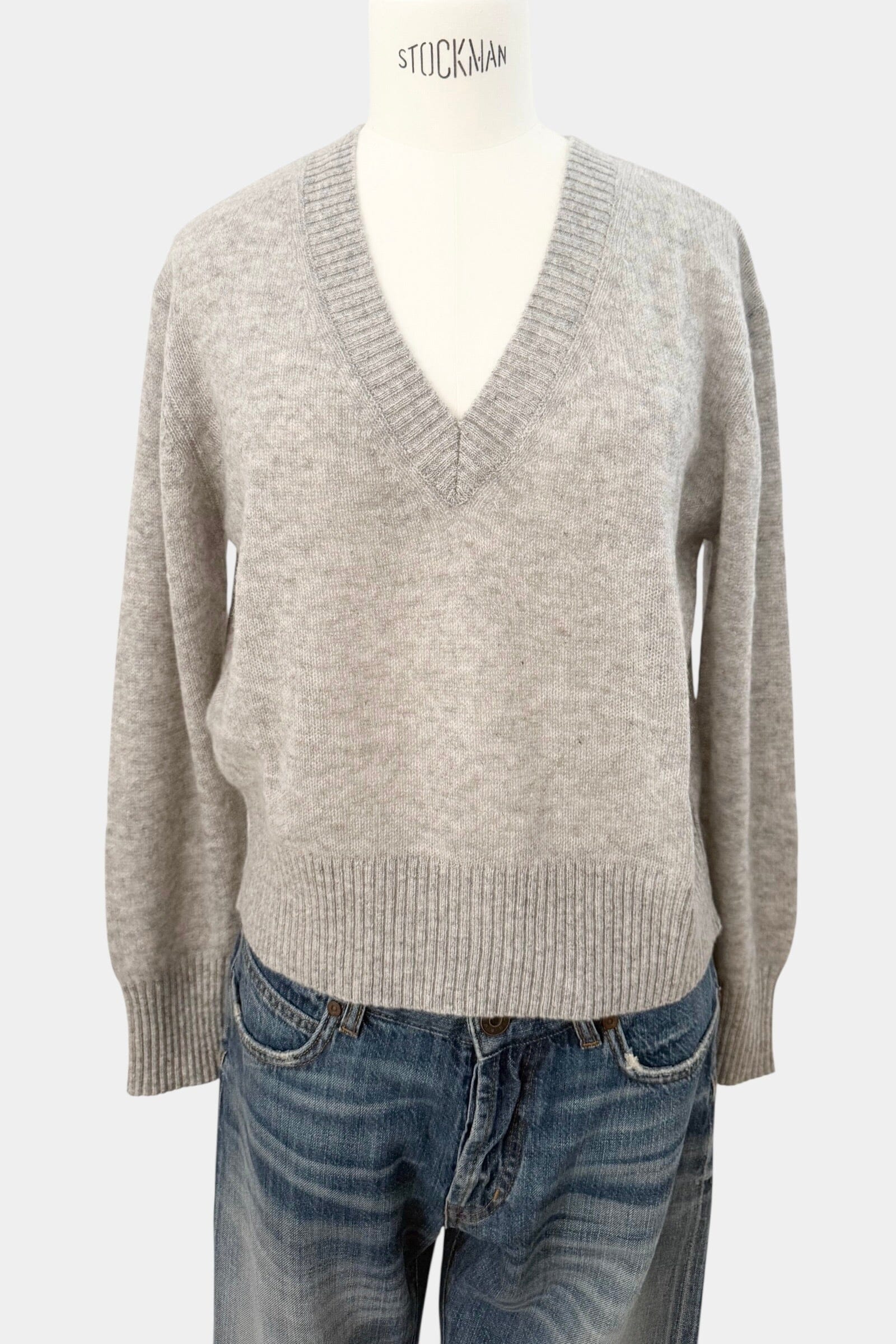 NOTSHY Cashmere Pullover "TINI" gris chiné